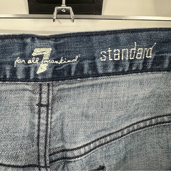 7 For All Mankind Women's Blue Jeans - Picture 4 of 7